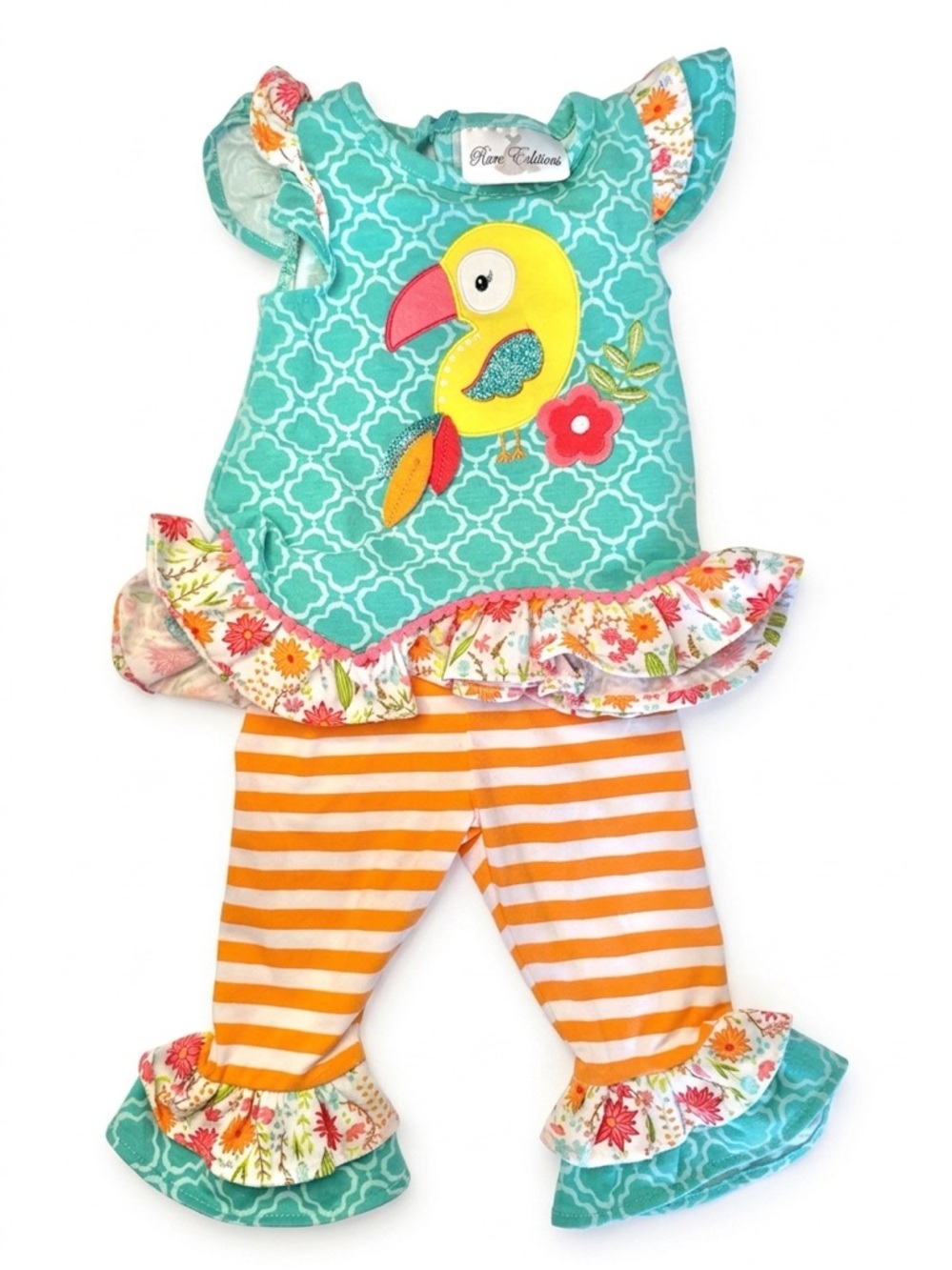 Rare Editions Tropical Toucan Bell Bottom Set